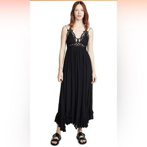 Free People Adela maxi slip dress